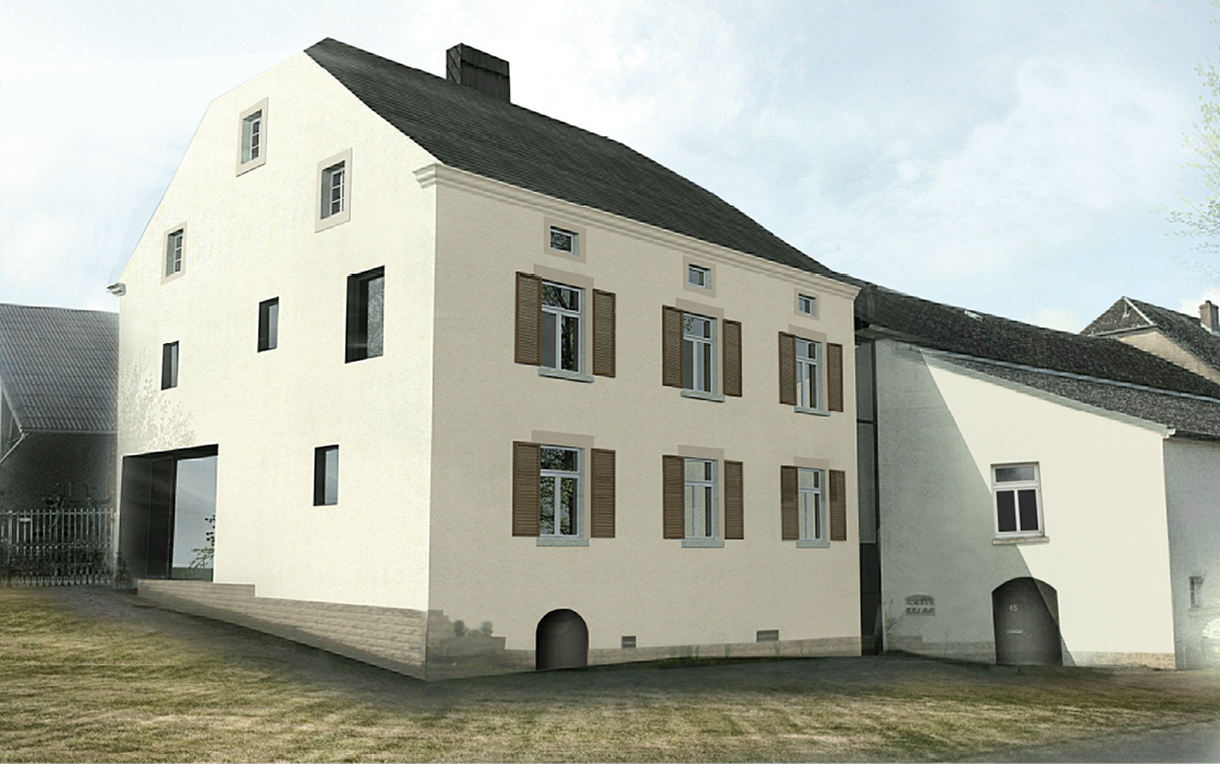 2 Rénovation d’une ferme, Fennange