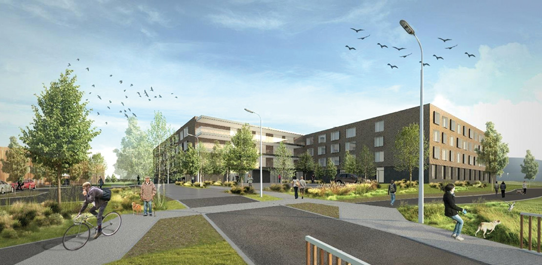 4 MAISON DE SOINS A BASCHARAGE Maître d’ouvrage : MDDI - Administration des Bâtiments Publics | Architecte : Metaform