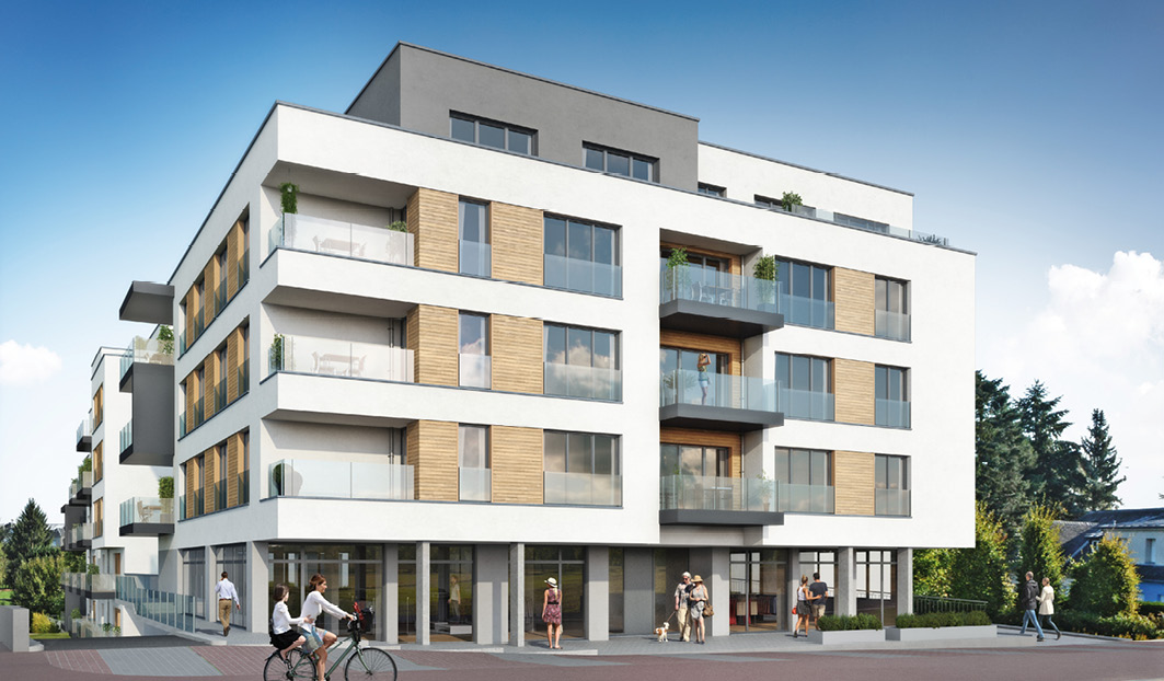 4 immeuble résidentiel LES TERRASSES DE HELFENT à Bertrange (actuellement en construction)