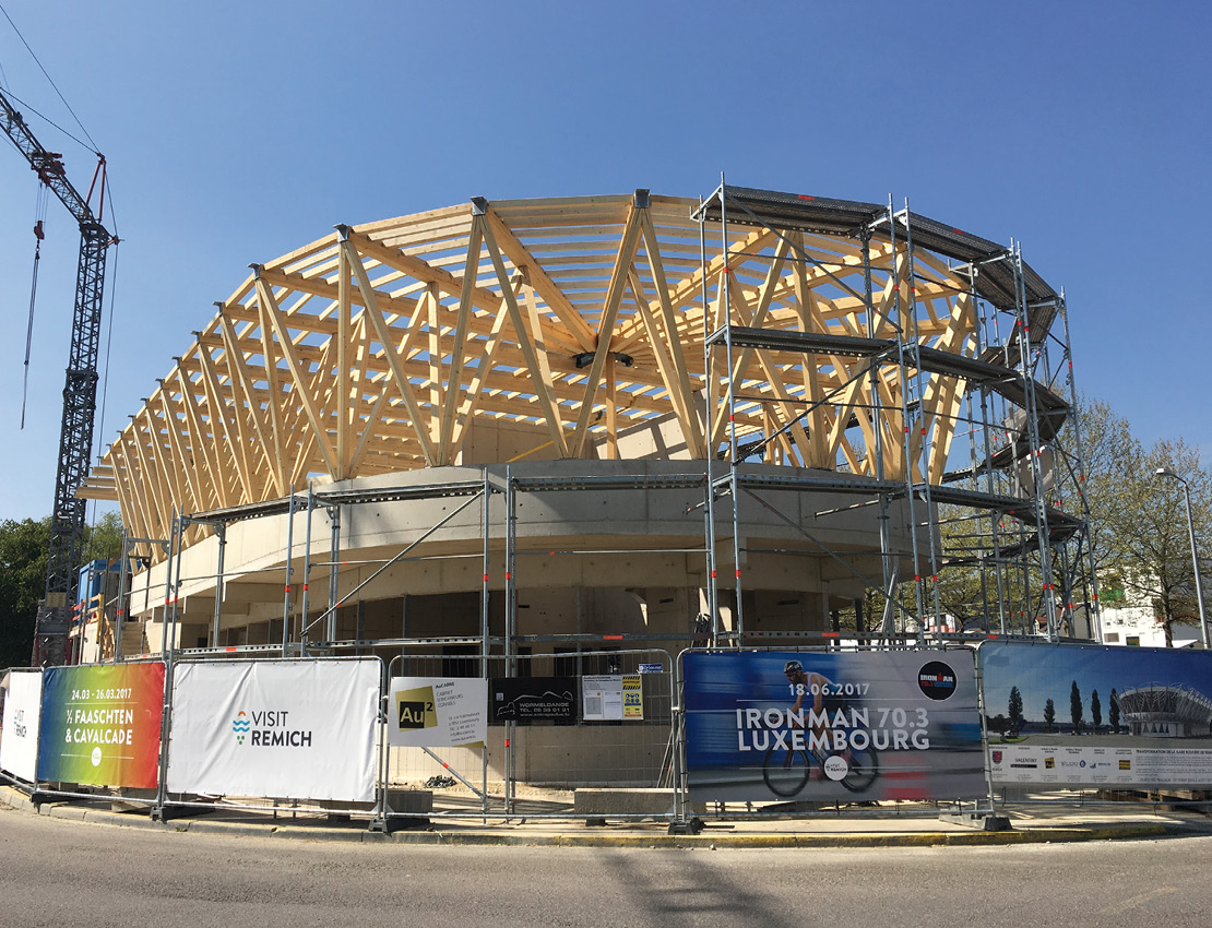 5 GARE ROUTIERE A REMICH Maître d’ouvrage : Administration Communale de la Ville de Remich | Architecte : Valentiny hvp