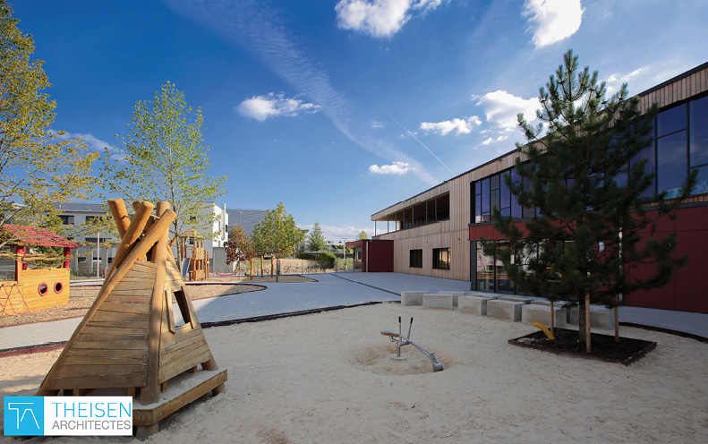 6 ECOLE CYCLE 1 A CONTERN Maître d’ouvrage : Administration Communale de Contern Architecte : Theisen Architectes s.àr.l., Luxembourg