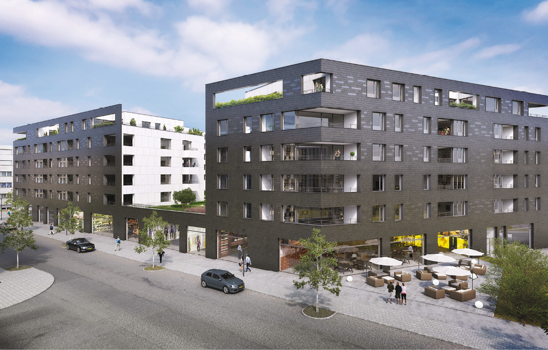 8 IMMEUBLE RESIDENTIEL « M1 Lot 2.a » A LUXEMBOURG- GASPERICH Maître d’ouvrage : M1 | Architecte : Steinmetzdemeyer