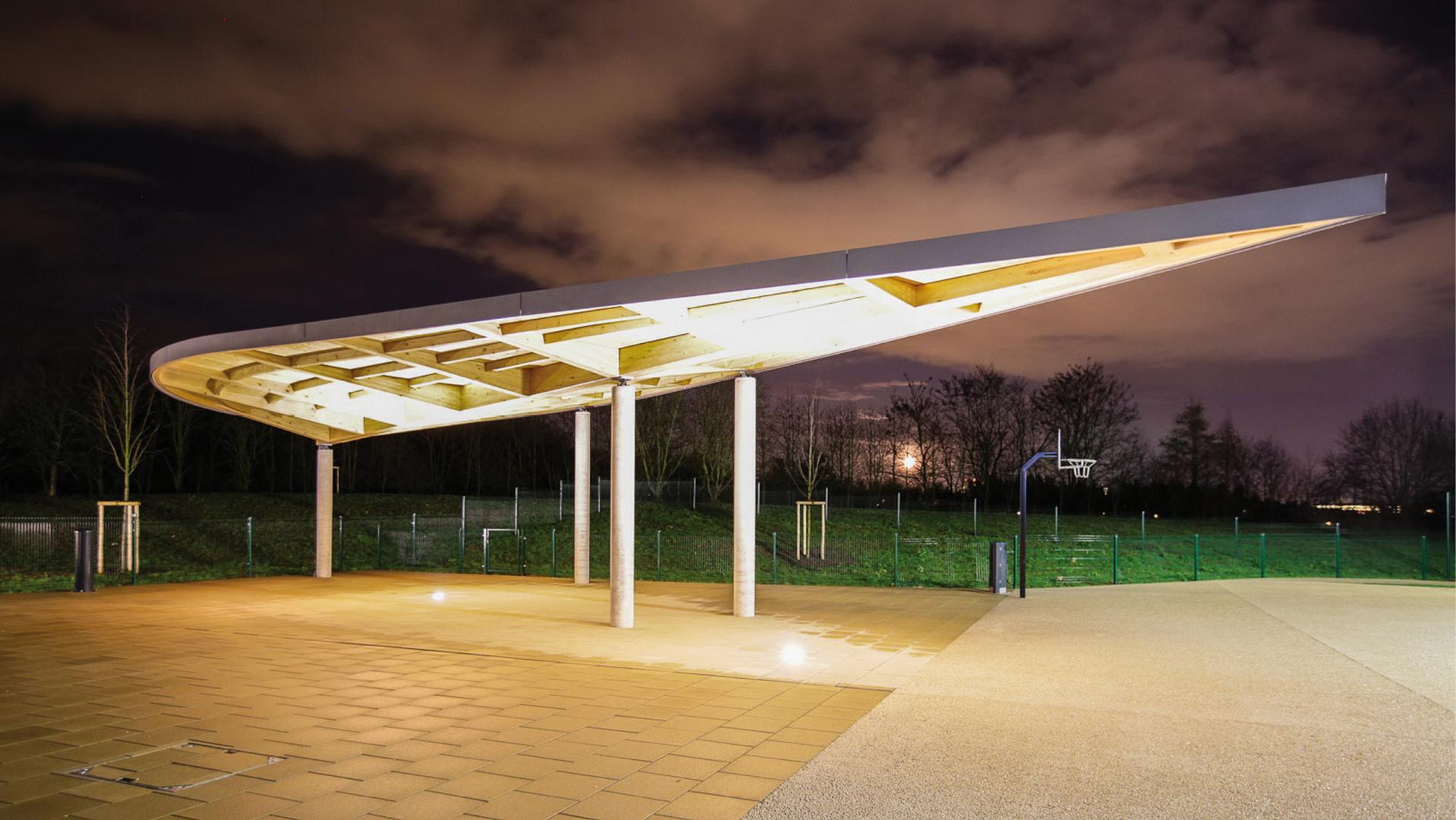 1 Auvent du centre de Logopédie à Strassen MO : Administration des Bâtiments Publics Architecte : Theisen Architectes Sàrl