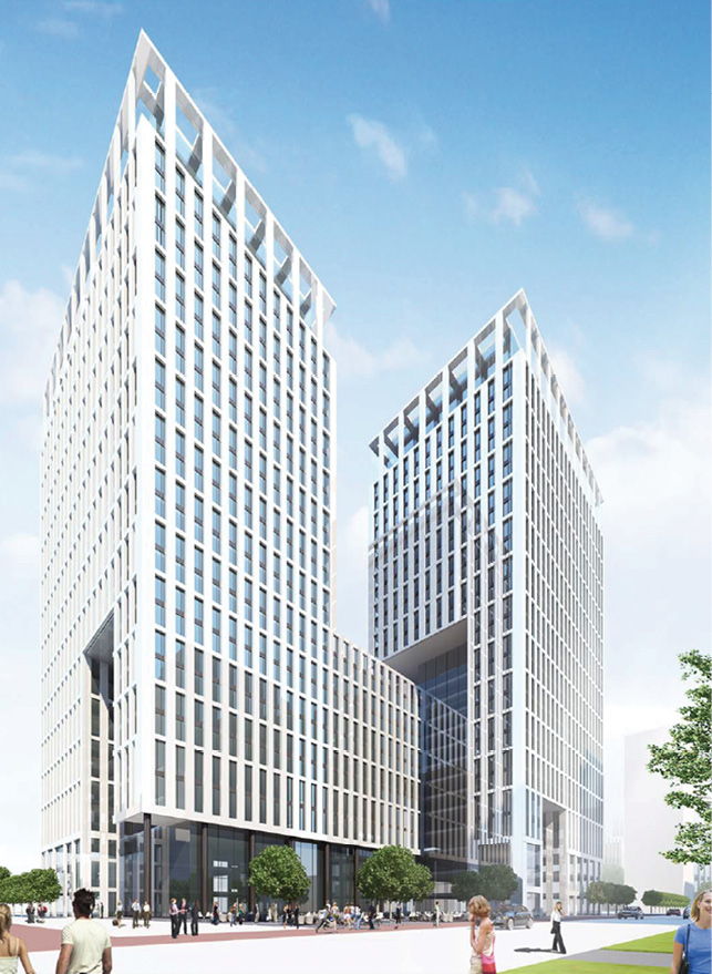 6. Secteur administratif WTC I & II (Belgique) Bureau d’architecture : JASPERS-EYERS ARCHITECTS