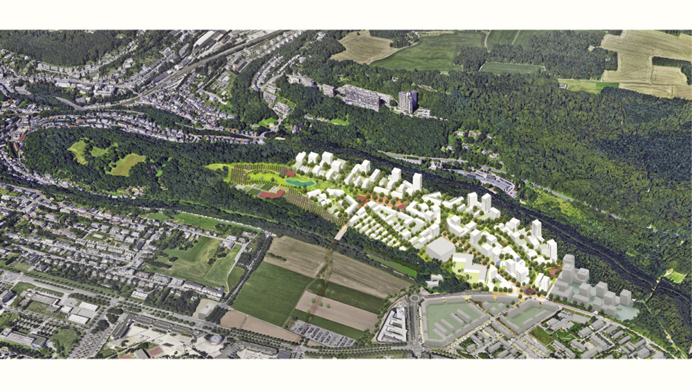 6 Quartier Kuebebierg à Luxembourg-Kirchberg
Maître d’Ouvrage : Fonds d’Urbanisation et d’Aménagement du Plateau de Kirchberg
Architecte : Güller + Güller Architecture Urbanism 6 Quartier Kuebebierg à Luxembourg-Kirchberg
Maître d’Ouvrage : Fonds d’Urbanisation et d’Aménagement du Plateau de Kirchberg
Architecte : Güller + Güller Architecture Urbanism