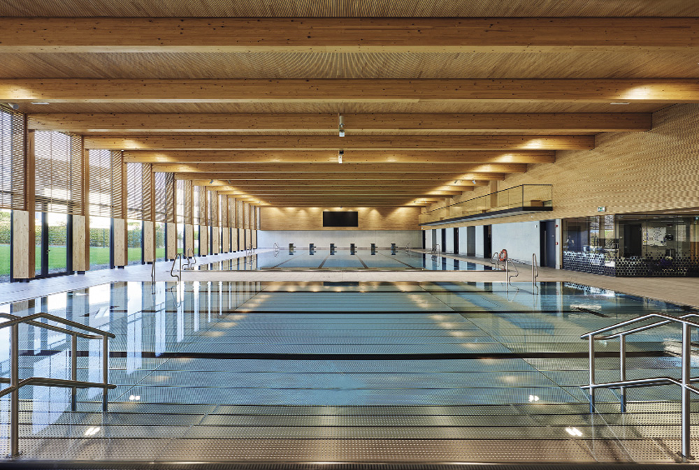 5 Piscine Campus scolaire Kinneksbond Mamer, MOA: AC Mamer
Architecte: Jim Clemes Associates, Statique: Simon Christiansen & Ass. 5 Piscine Campus scolaire Kinneksbond Mamer, MOA: AC Mamer
Architecte: Jim Clemes Associates, Statique: Simon Christiansen & Ass.