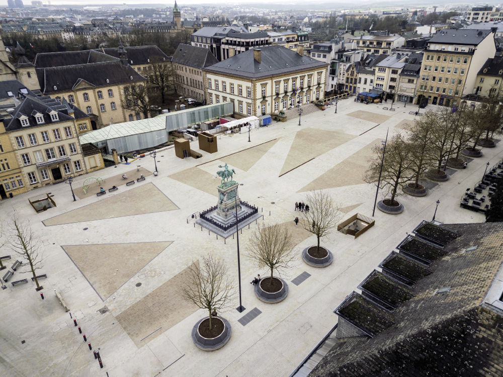 6 Réaménagement de la place Guillaume II
Lieu : Luxembourg 6 Réaménagement de la place Guillaume II
Lieu : Luxembourg