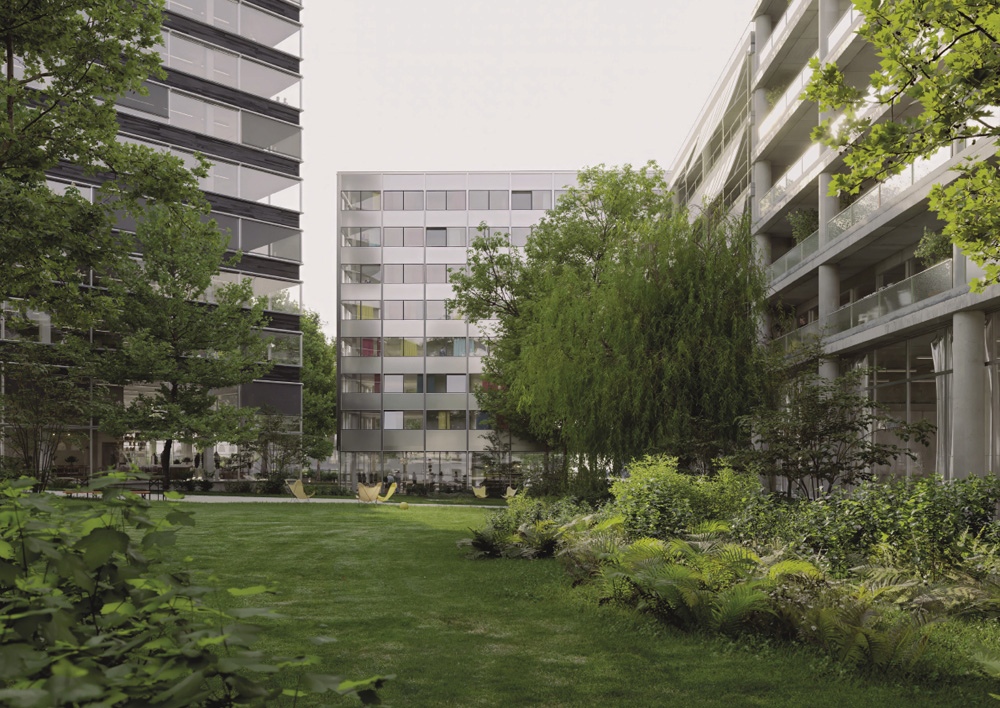 nuHOLL: a dense urban neighborhood gathering around a shared lush landscape. nuHOLL: a dense urban neighborhood gathering around a shared lush landscape.