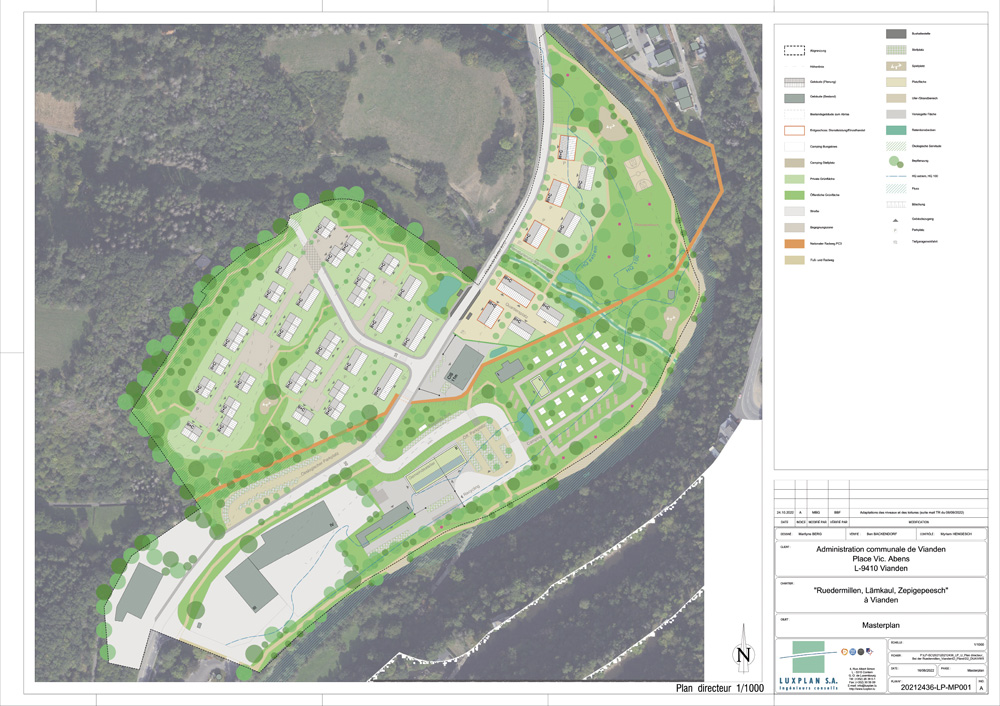 5 Administration communale de Vianden, Masterplan « Ruedermillen, Lämkaul, Zepigepeesch » 5 Administration communale de Vianden, Masterplan « Ruedermillen, Lämkaul, Zepigepeesch »