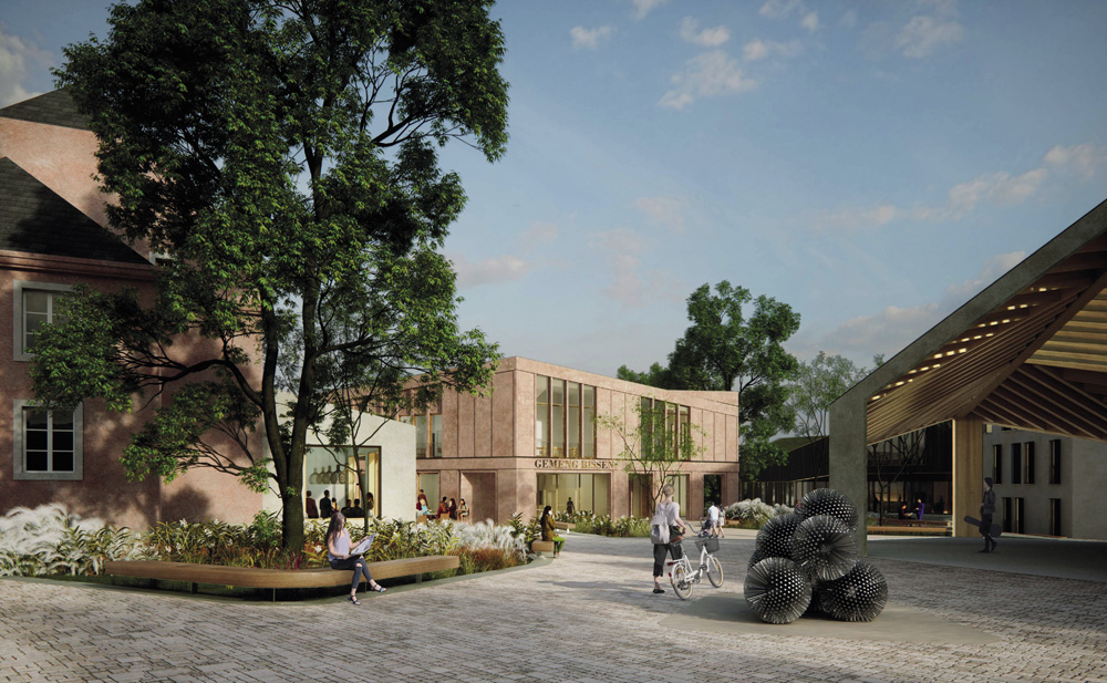 4 Administration communale de Bissen, Concept urbanistique Place de l’immigration, Perspective par Holweck Bingen Architectes et AT
Architecture 4 Administration communale de Bissen, Concept urbanistique Place de l’immigration, Perspective par Holweck Bingen Architectes et AT
Architecture